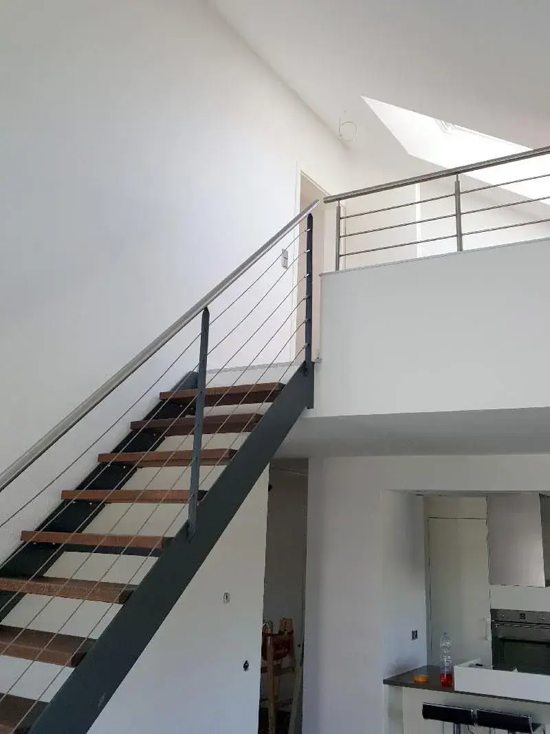 Renovierte Treppe