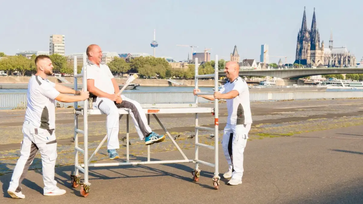 Rolf Strang und sein Team vom Maler Köln am Rhein
